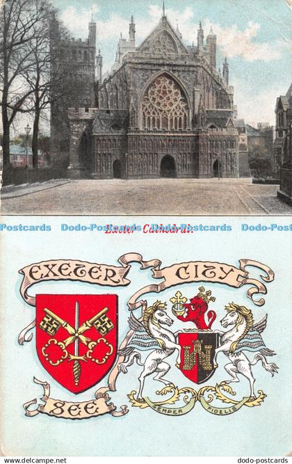 R322445 Exeter City See Exeter Cathedral Jarrold Series No 2027 1911