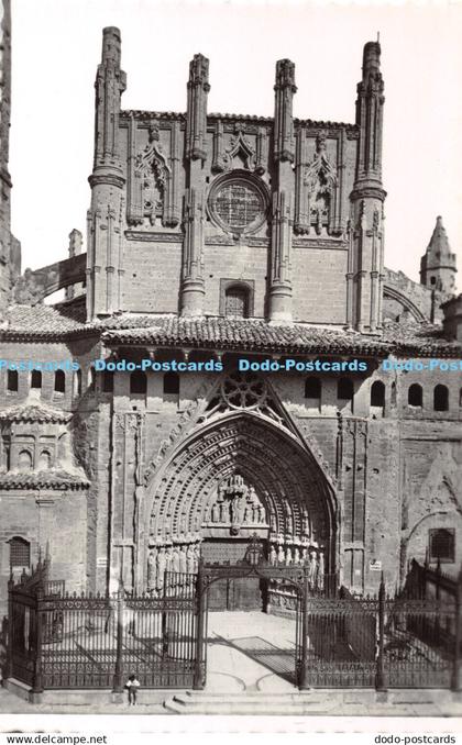 R340403 Huesca Cathedral Principal facade Zaragoza