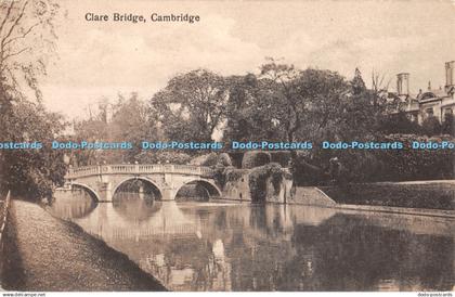 R346402 Cambridge Clare Bridge Postcard 1928