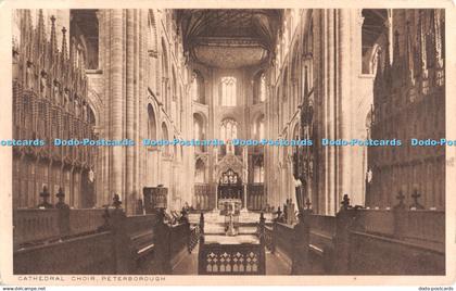 R347404 Peterborough Cathedral Choir Postcard