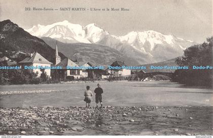 R348366 Haute Savoie Saint Martin L Arve et le Mont Blanc L Morand