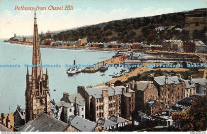 R355984 Rothesay From Chapel Hill Valentine Series Postcard