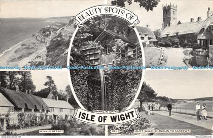 R365821 Beauty Spots of Isle of Wight Shanklin Chine Blackgang Chine Multi View