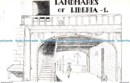 R378193 Landmarks Of Liberia 1 Custom House Entrance Monrovia Liberia Walt Behre