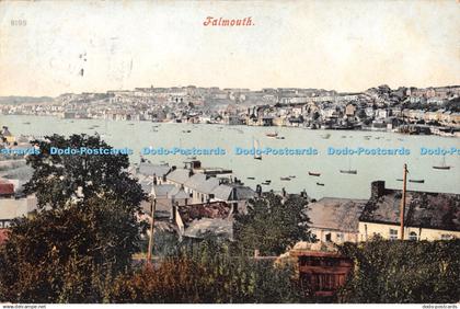 R382186 Falmouth Postcard 1908