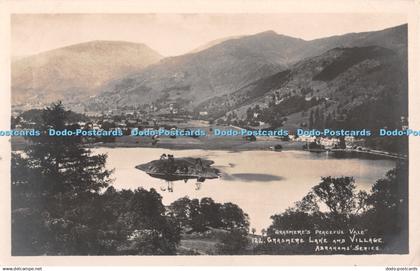 R405224 Grasmere Peaceful Vale Grasmere Lake and Village G P Abraham