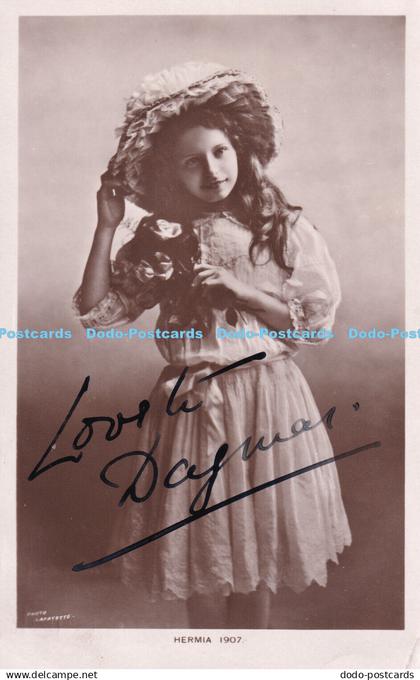 R409056 Hermia Lafayette Postcard 1908