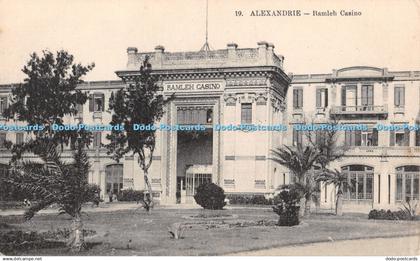 R416782 19 Alexandrie Ramleh Casino Casino Ramleh Artistique P Coustoulides Egyp