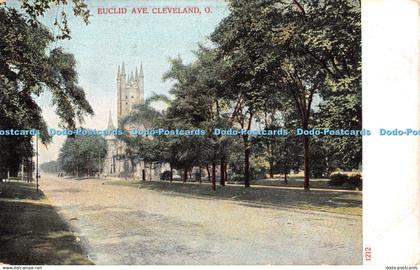 R416834 Euclid Ave Cleveland O 1212 Souvenir Post Card Shop of Cleveland