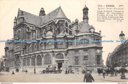 R417999 Paris Eglise Saint Eustache J H Postcard