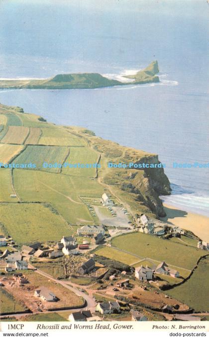 R419646 Gower Rhossili and Worms Head Harvey Barton N Barrington