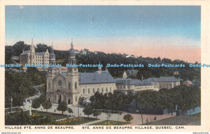 R425536 Quebec Can Village Ste Anne De Beaupre Canadian Art Deeptone Series 1939