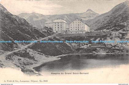 R427076 Hospice du Grand Saint Bernard A Trub Depose No 2049