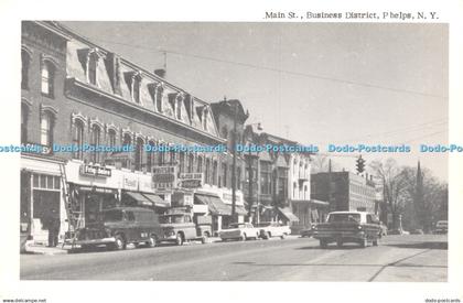 R447755 Phelps N Y Main St Business District Merrimack Picture Post Card