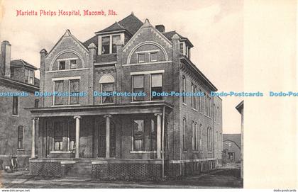 R450003 Marietta Phelps Hospital Macomb Ills H P Zahren A 15073