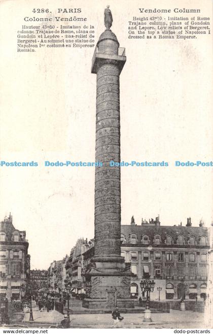 R450286 4286 Paris Colonne Vendome Vendome Column