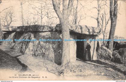 R460987 Saumur Le Grand Dolmen de Bagneux R Dorange 1928