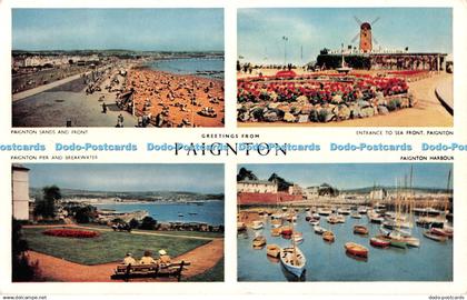 R467204 Greetings From Paignton Paignton Harbour Wholesale Stationers Lilywhite