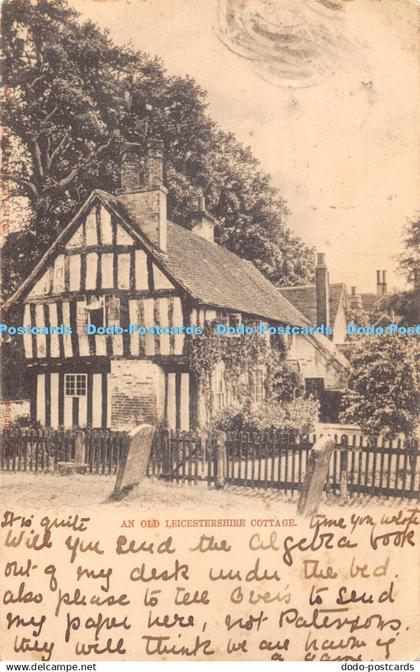 R475283 An Old Leicestershire Cottage 1904