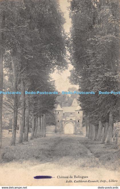 R475457 Chateau de Relingues Caillieret Renault Imp Lillers 1916