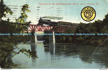 R600735 Scenery on Chattahoochee River near Atlanta Ga State of Georgia 1799 654