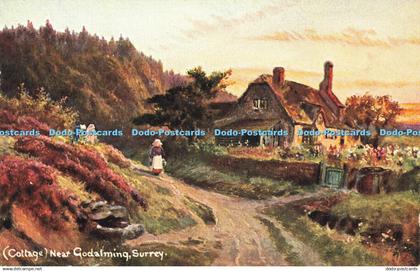 R610391 Cottage Near Godalming Surrey S Hildesheimer Surrey Views Series No 5401