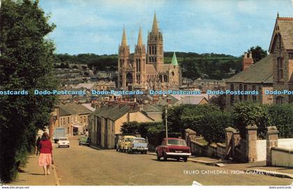 R621429 Truro Cathedral from Chapel Hill Salmon 1967