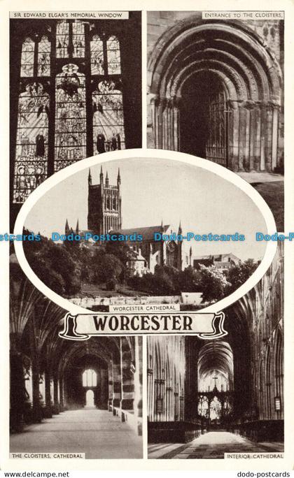 R626672 Worcester. Worcester Cathedral. Multi View