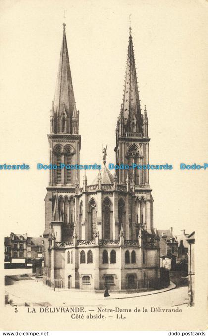 R637073 La Delivrande. Notre Dame de la Delivrande. Cote Abside. LL. 5. C. A. P