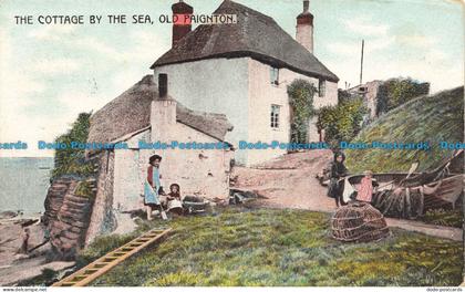 R640802 Old Paignton. The Cottage by the Sea. H. M. Paignton Series 144. 1913