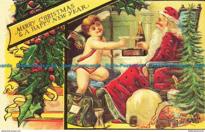 R641735 Merry Christmas and a Happy New Year. Merrimack Publishing Corp. No. 436