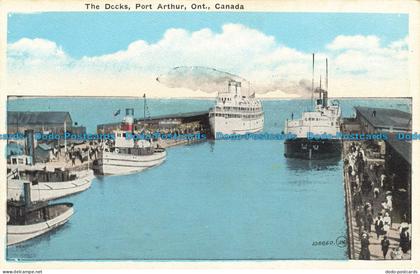 R643342 Canada. The Docks. Port Arthur. Ont. The Valentine