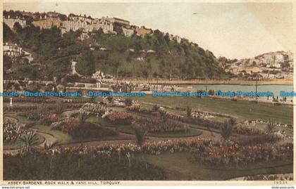 R645932 Torquay. Rock Walk and Vane Hill. Abbey Gardens