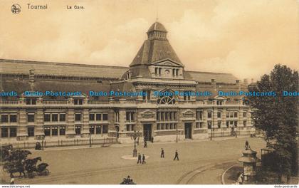 R648746 Tournai. La Gare. Ern Nels Thill. Serie. Tournai. No. 24