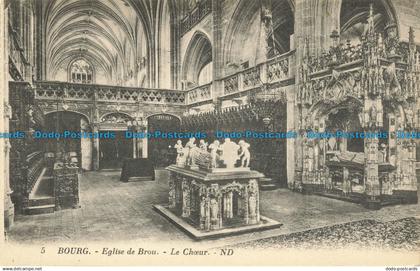 R654439 Bourg. Eglise de Brou. Le Choeur. ND