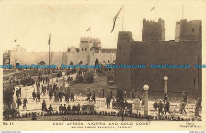 R655046 Wembley. British Empire Exhibition. East Africa. Nigeria and Gold Coast.