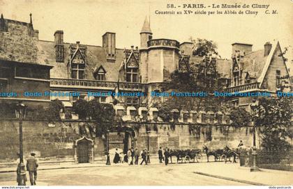 R660648 Paris. Le Musee de Cluny. Construit au XV siecle par les Abbes de Cluny.