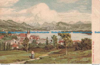 R674224 Lucerne avec le Rigi. 1903