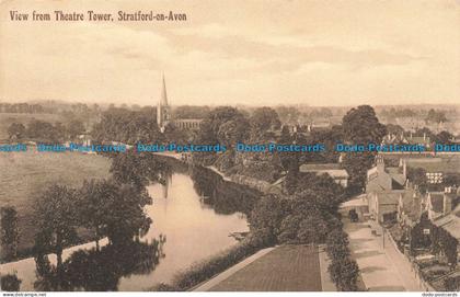 R678024 Stratford on Avon. View from Theatre Tower. E. Anthony Tyler