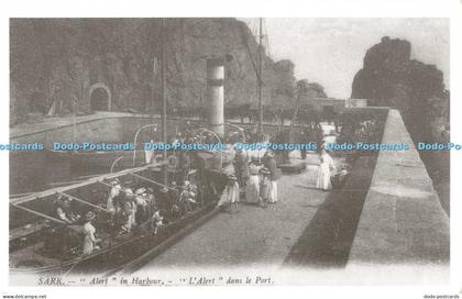 R680852 Sark. Alert in Harbour. Sark in the Past Series. P. Webb. No. 5