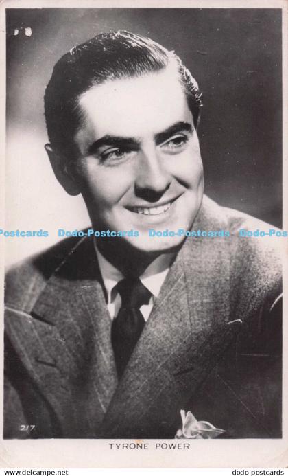 R692682 Tyrone Power. RP. Postcard