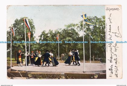 R707351 Skansen. Axel Eliassons. Sweden Postcard