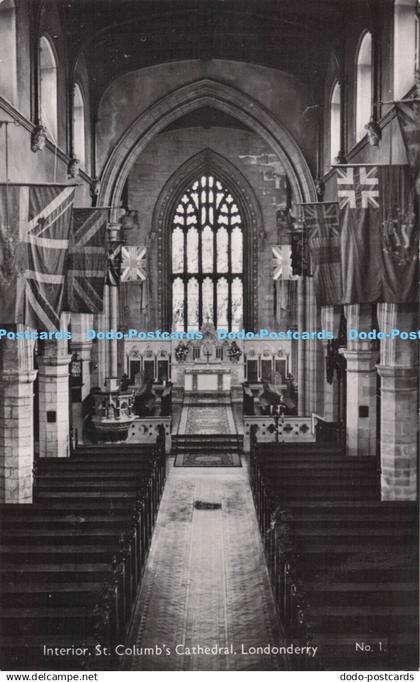 R723689 Londonderry Interior St Columb Cathedral RP 1973