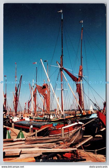 R739828 Maldon Essex Barges at Hythe Quay A C E Cards Cambridge Essex Heritage S