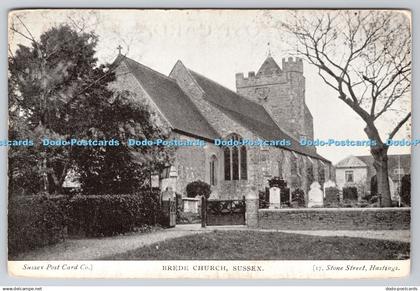 R753897 Sussex Brede Church Sussex Post Card