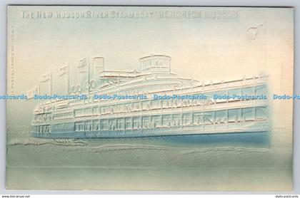 R760335 The New Hudson River Steamboat Hendrick Hudson Ill Postal Card and Nov N