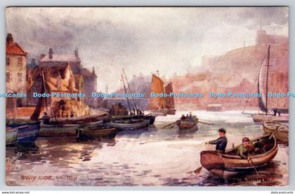 R767762 Whitby Quay Side Picturesque Whitby Tuck Oilette 7501