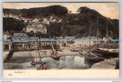 R769135 Clovelly Postcard