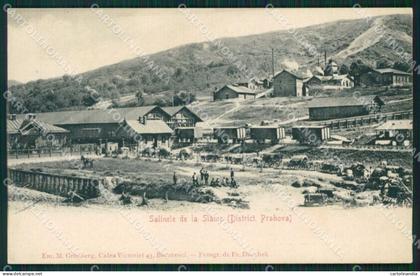 Romania Prahova Salinele de la Slanic Salina postcard cartolina MT0154