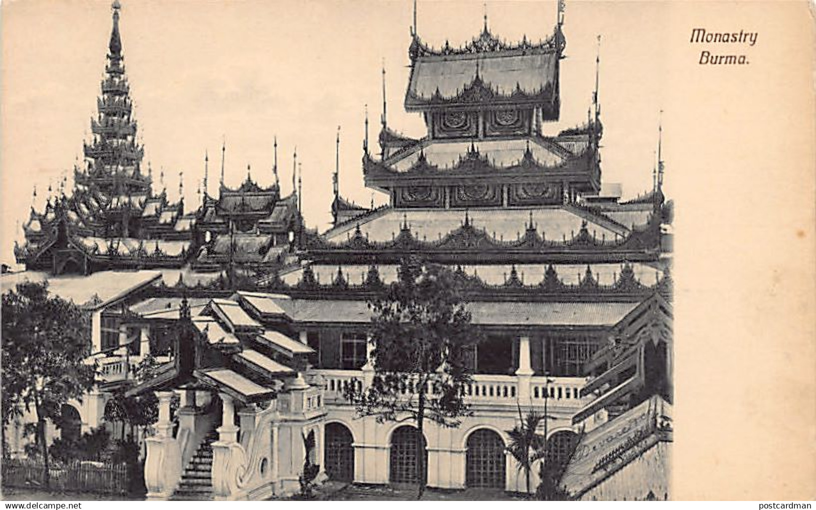 MYANMAR Burma - Monastery - Publ. unknown 267